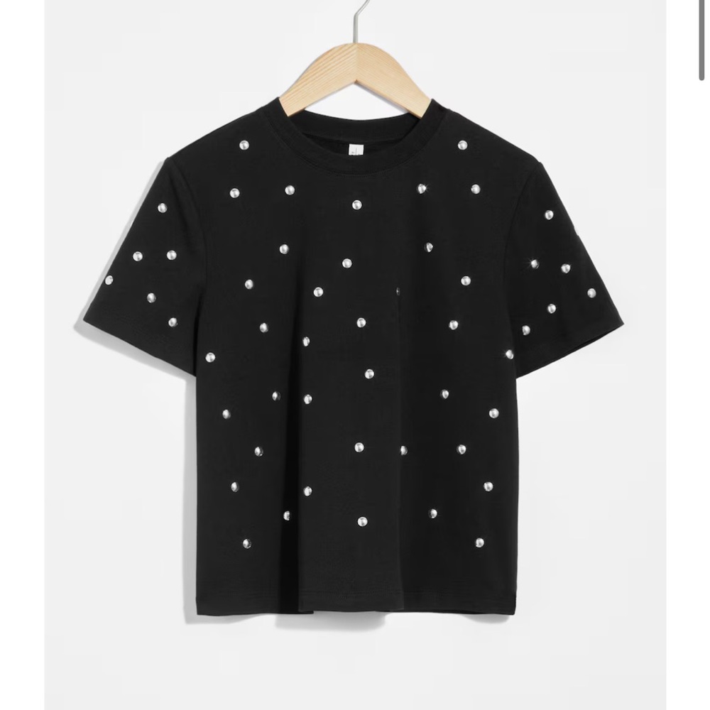 & Other Stories Studded T-Shirt